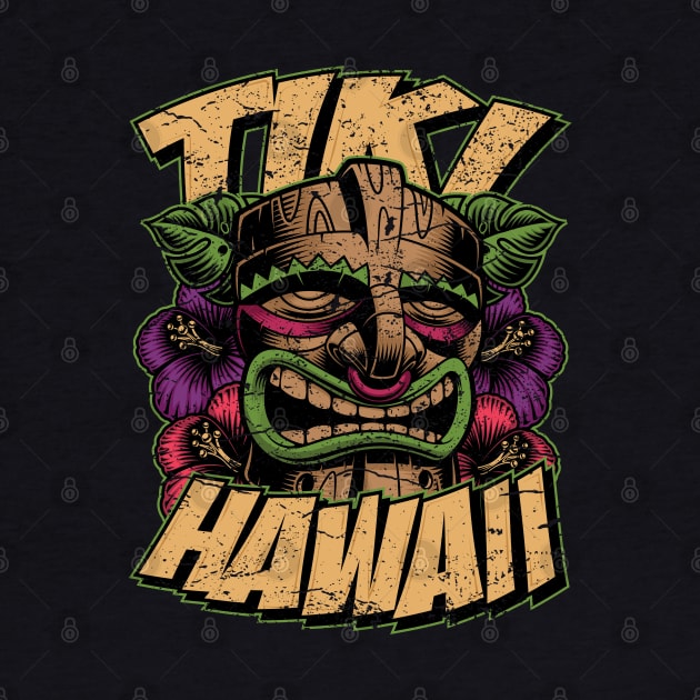 Hawaii Tiki Mask by RockabillyM